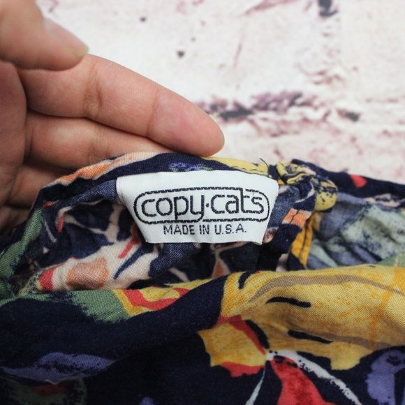 Women's Copy Cats  Made in U.S.A Multicolor Sz XL - Picture 2 of 3